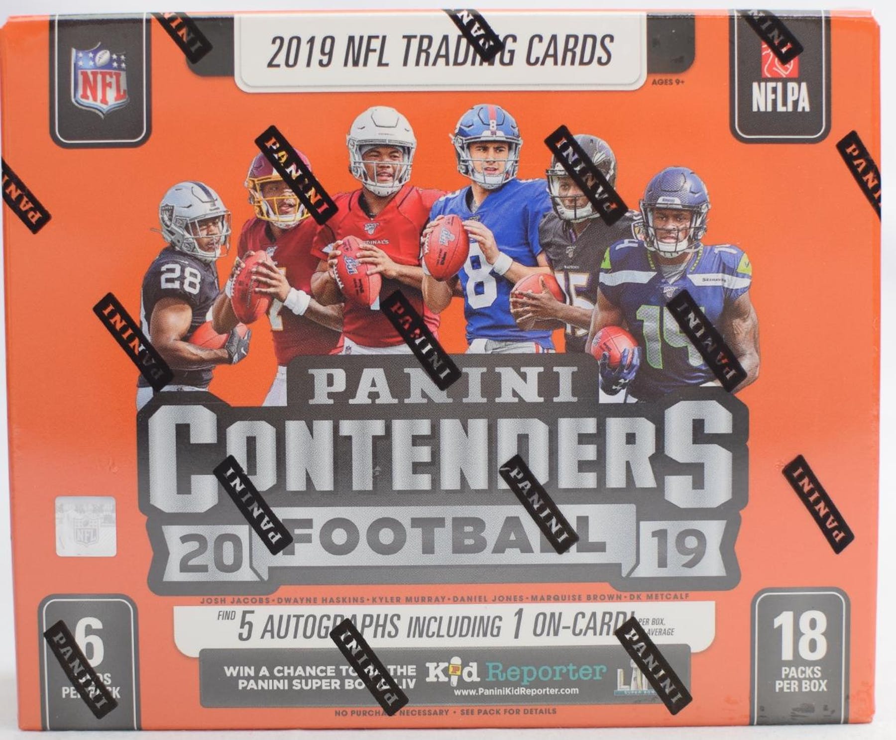 2019 Contenders Football 12 Hobby Box Case