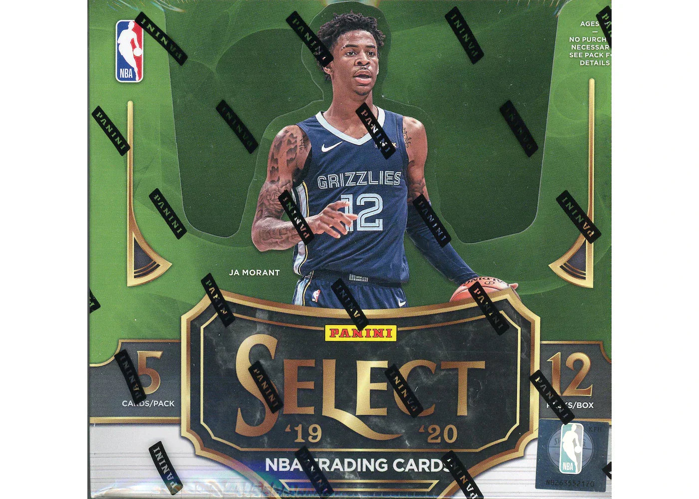 2019/20 Panini Select Basketball Hobby Box